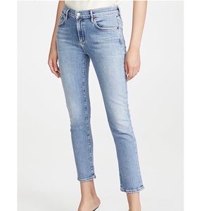 Agolde Toni Mid Rise Straight Jeans
